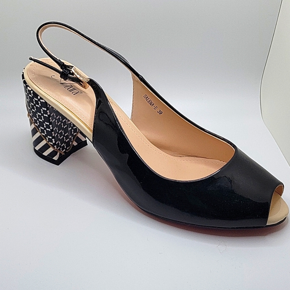 Azura by Spring Step Salena block heel Sz 9 39